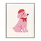Stupell Industries French Poodle in Beret Framed Giclee, design by Jessica Beck